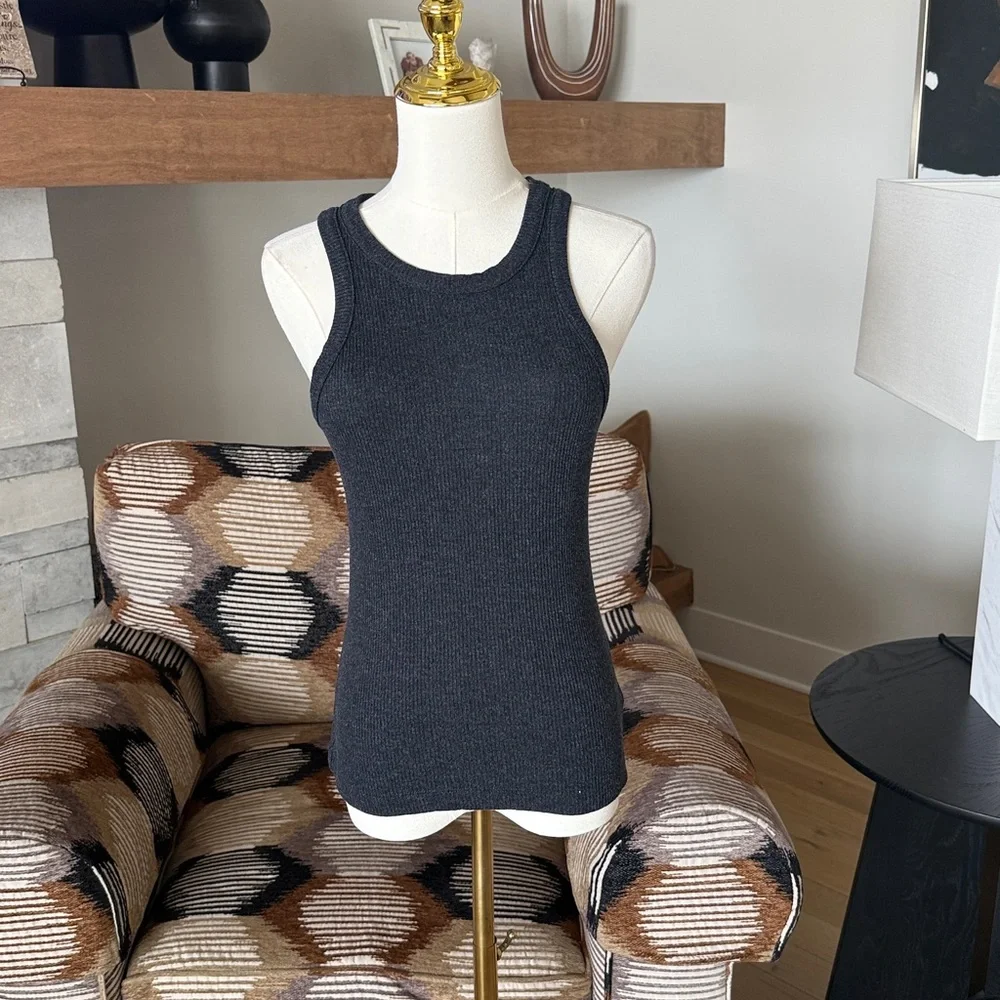 Agolde Bailey Ribbed Tank - Picture 2 of 12